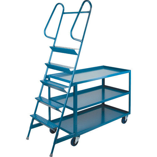 ROLLING LADDERS STANDS. MOBILE LADDERS, ROLLING STAIRS, LADDERS. in Ladders & Scaffolding in Kitchener / Waterloo - Image 3