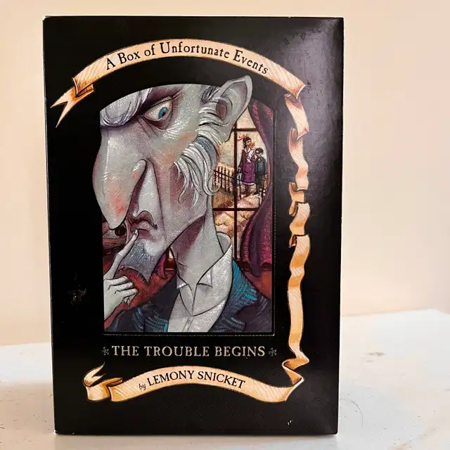 A Series of Unfortunate Events Lemony Snicket Book 1,2,3 Set