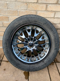 18 Inch Sport Rines Car Mag Rims with 4 Summer   Tires On