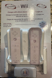 Wii control charging station