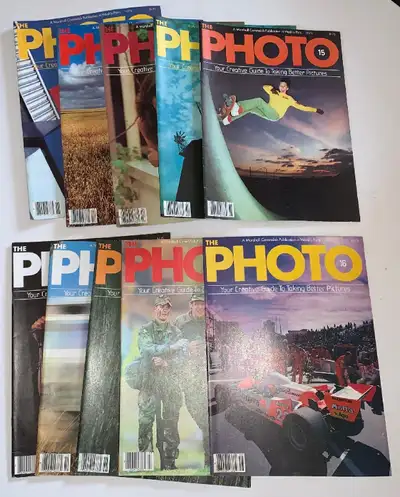 Vintage 1981 ‘The Photo’ Photography Magazines – Issues 11-20, View more