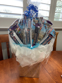 Energy/protien bar gift bouquet and chocolate candy bar bou bar 