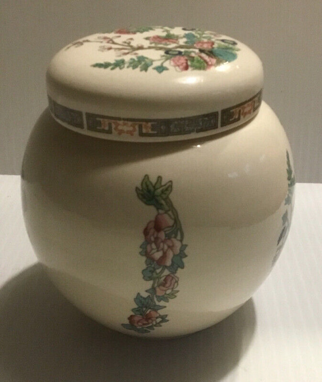 Sadler England Indian Tree Large Lidded Ginger Jar Tea Caddy in Arts & Collectibles in St. Catharines - Image 2