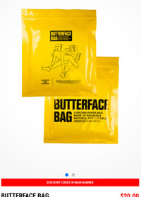 * NEW GAG BUTTERFACE BAG BY ALF *