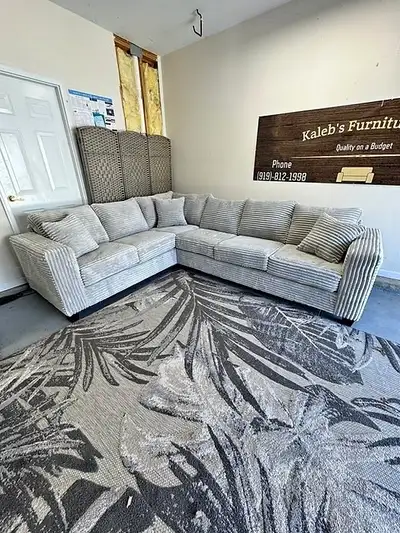 Corner Sectional Sofa with Pure Corduroy Material on Sale , View more