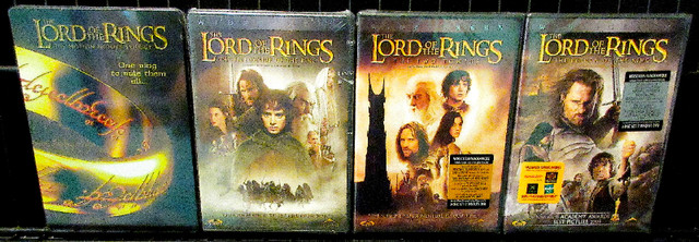 Lord of the Rings Trilogy Theatrical Release DVD's x4 NEW SEALED in CDs, DVDs & Blu-ray in Stratford
