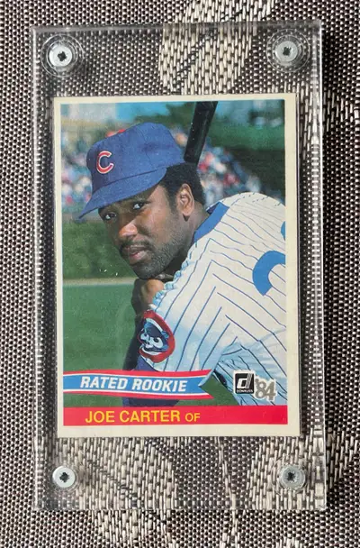 Two JOE CARTER Rookie Cards 1984 Donruss #41 1985 Topps #694 , View more