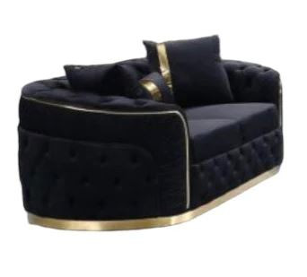 Royal Luxury    Velvet Sofa Set In  Black NewArrival in Couches & Futons in Oshawa / Durham Region - Image 3