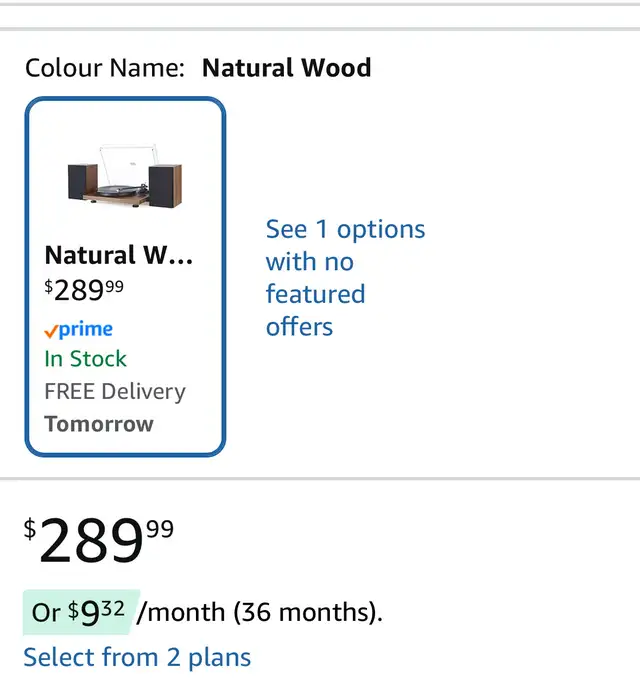 1 BY ONE Record Player Wireless Turntable HiFi System New in box in Stereo Systems & Home Theatre in Edmonton - Image 3