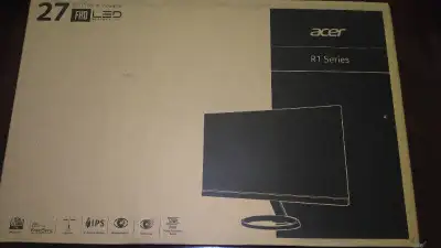 BNIB Acer 27 inch Ultra Thin 1080P LED IPS Monitor AMD FreeSync, View more