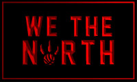 "WE THE NORTH" TORONTO RAPTORS LED NEON SIGN!!