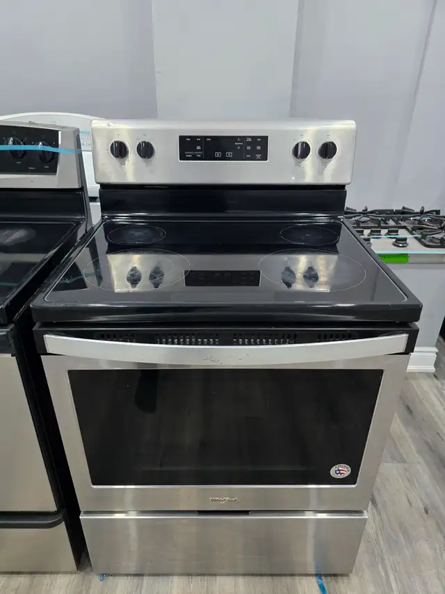 Whirlpool 30" Stainless Steel Electric Stove Oven Range CAN DELI