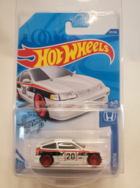 1:64 Hot Wheels 1988 Honda CR-X White STH Super Treasure Hunt