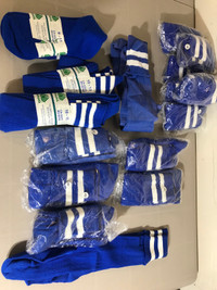 16 pairs of new campea soccer socks royal