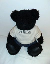 Kenneth Cole Black Plush Teddy Bear,Jeans T-shirt - Stir the Air