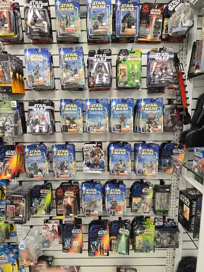 Over 250 New starwars figures Available at Grant Park shopping centre Open 7 days a week ! Visit us...