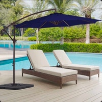 Cantilever Patio Umbrella with Base 10 feet Markham / York Region Toronto (GTA) Preview