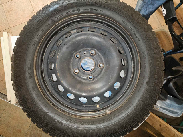 VW winter rims and tires 196/65 R15 in Tires & Rims in Ottawa