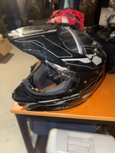 Selling a variety of motocross gear, including kneepads elbow pads, a pair of pants, two jerseys, tw...