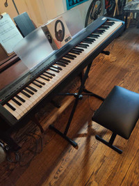 Yamaha P-85 digital piano with 88 weighted keys 