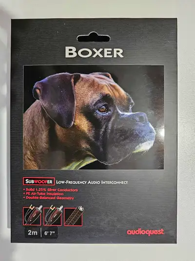 Audioquest Boxer Subwoofer Low Frequency Cable, View more