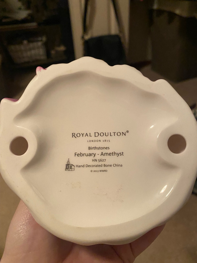 Royal Doulton Birthstone: February  in Arts & Collectibles in Red Deer - Image 2