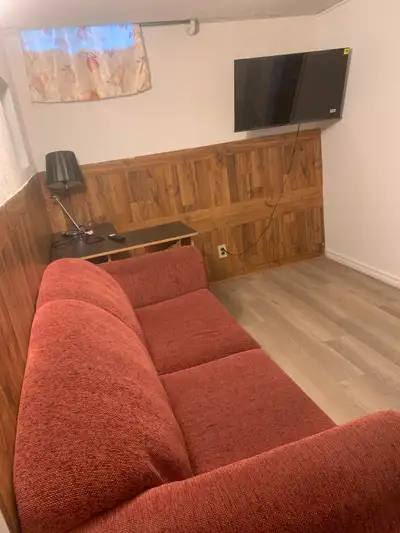 Newly renovated 2 br fully furnished basement available July 1st