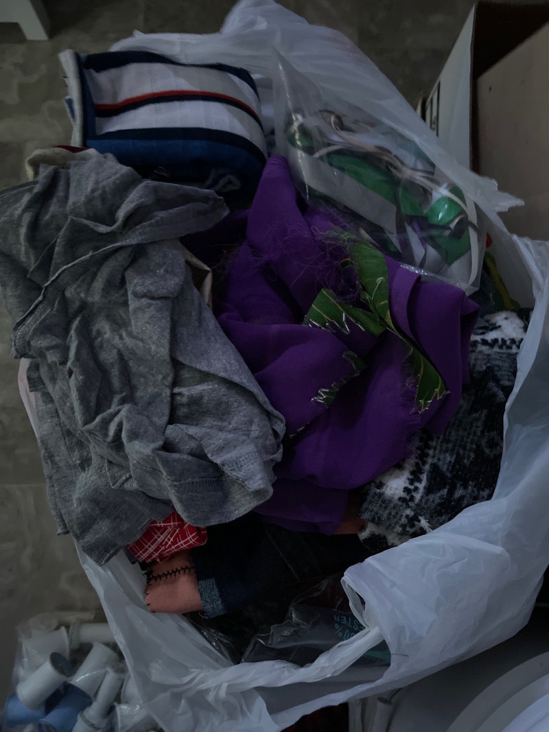 Bag of fabric..NOT cotton Free Stuff Red Deer Kijiji