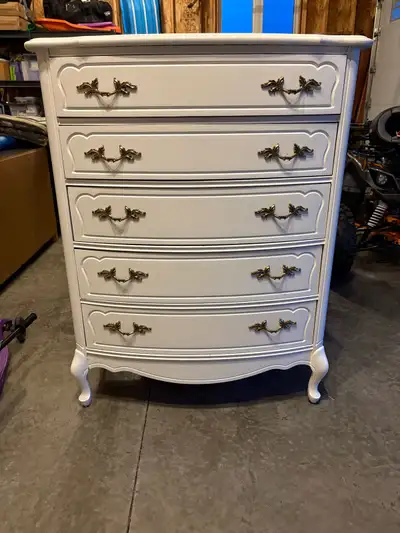 White Wooden Dresser, View more