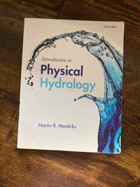 Introduction to Physical Hydrology textbook