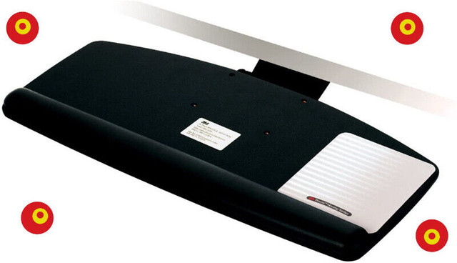 (NEW) 3M Lever Adjust Keyboard Tray Height Tilt Platform 21.75" in Mice, Keyboards & Webcams in City of Toronto