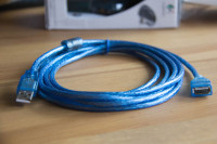 USB Male to Female Extension Cable 10-Feet(+free SD card reader)