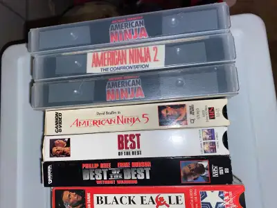 Martial Arts Ninja VHS Cult Movies $3 each and up, View more