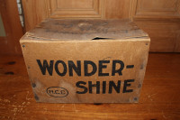 Old Wonder-Shine Advertising Box