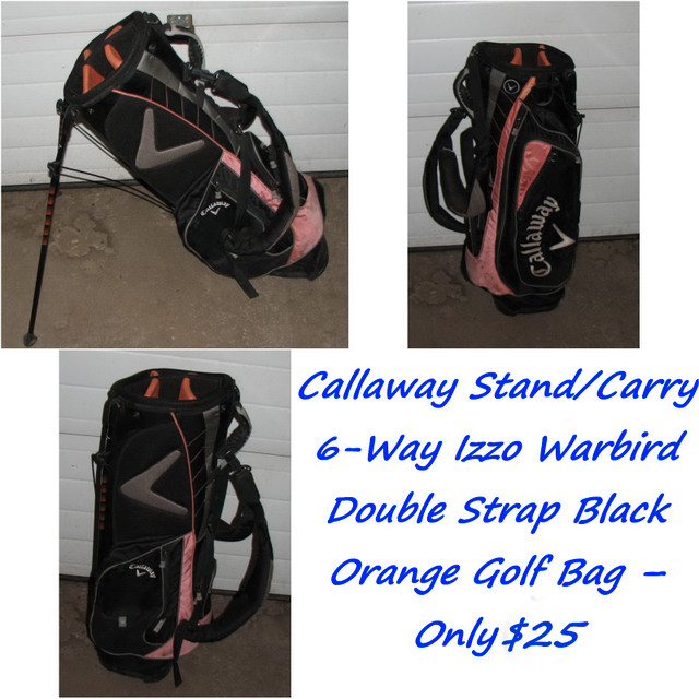 ⛳ ️ ⛳ Callaway Stand 6-Way Double Strap Golf Bag – Only $25. in Golf in Edmonton