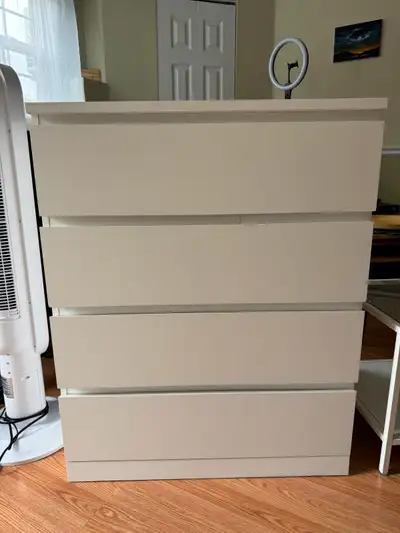 White IKEA 4-Drawer Dresser – Clean and Functional, View more