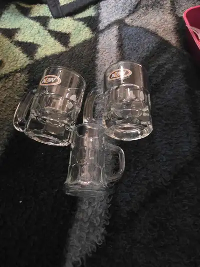 Here are three A&W Root Beer Mugs that would be a great addition to any home bar, or A&W collector....