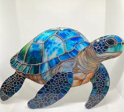 Pick up in Noelville. Delivery/Shipping also available. New, unused decorative sea turtle wildlife f...