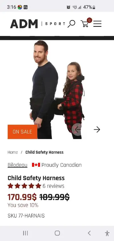 Safely allows a child to ride along with the driver Used on snowmobile, motorcycle or quad Suitable...