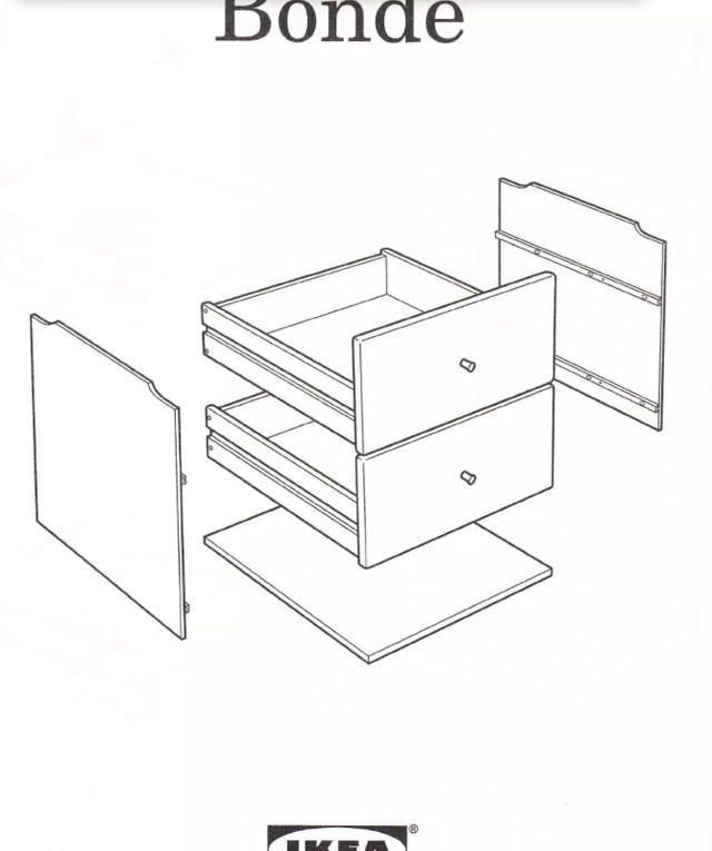 Tiroirs pour modèle BONDE de IKEA dans Bibliothèques et étagères  à Laval/Rive Nord - Image 4