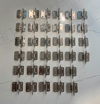 STAINLESS-STEEL INSET CUPBOARD HINGES x 34