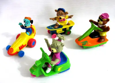 ENSEMBLE COMPLET.. " YO-YOGI  ".. COMPLETE SET McDONALD s c.1991, View more