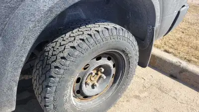 Used AT tires and rims for 4th gen ram 2009-2018 And ram classic. Bit of life left on rubber. Never...