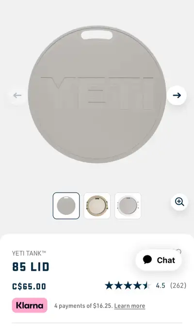 yeti tank cooler with lid, View more