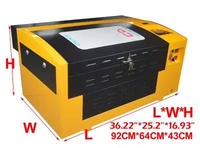CO2 Laser Engraver Cut Machine 50W 3050 Office Art Work 130064, View more