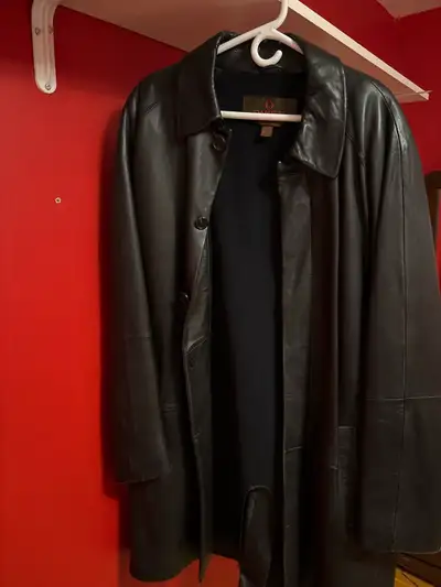 Used leather jacket/overcoat, View more