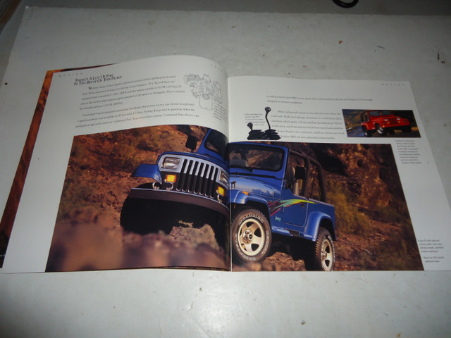 1993 JEEP YJ DELUXE SALES BROCHURE in Arts & Collectibles in Belleville - Image 3