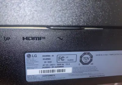 LG 34” Curved UltraWide Monitor 3440x1440 100Hz - $350, View more