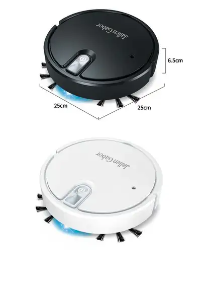 Medium size Intelligent floor cleaning robot sweeping vacuuming, View more