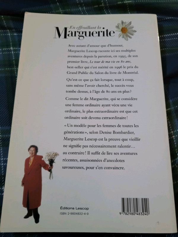 Livre En effeuillant la marguerite de Marguerite Lescop dans Essais et biographies  à Longueuil/Rive Sud - Image 2